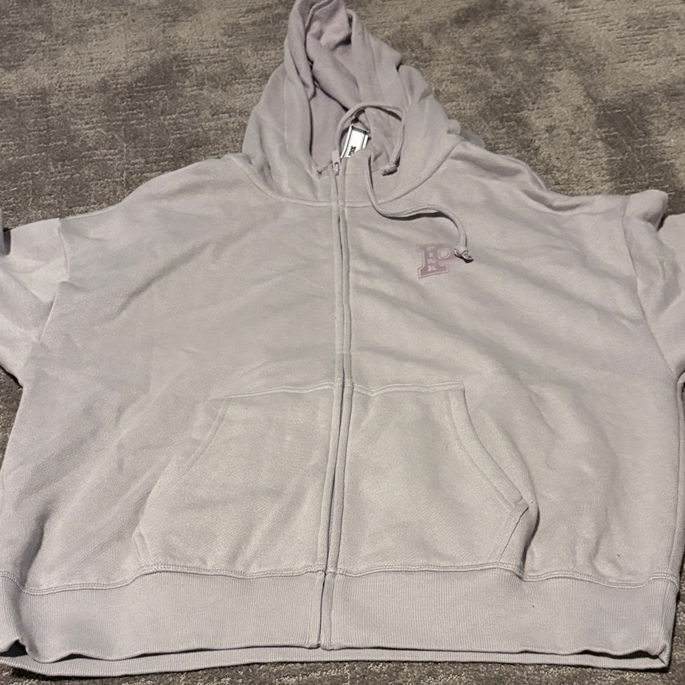 Victoria's Secret Pink Light Gray Hoodie